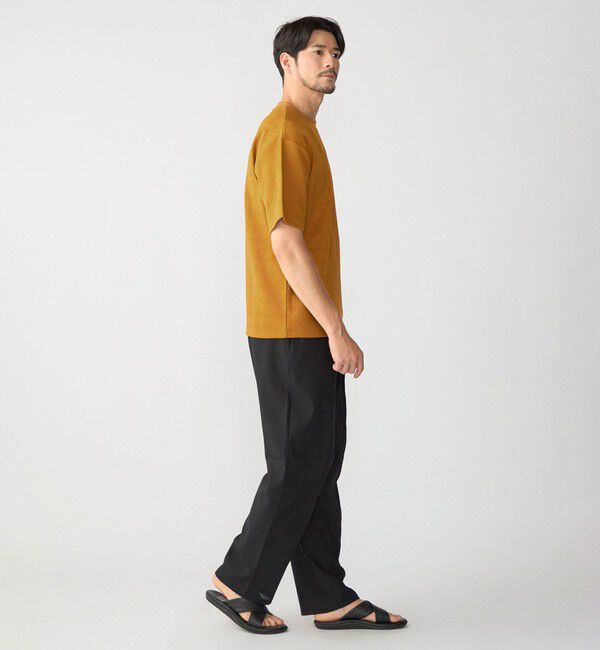 SHIPS「SHIPS: ハウンドトゥース 膨れ ジャカード ショートスリーブ Tシャツ」|Tシャツ・カットソー|