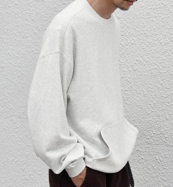 SHIPS any「【SHIPS any別注】Champion: ワンポイント ロゴ 刺繍 ステッチ リラックス スウェット◆」|スウェット・ジャージ|