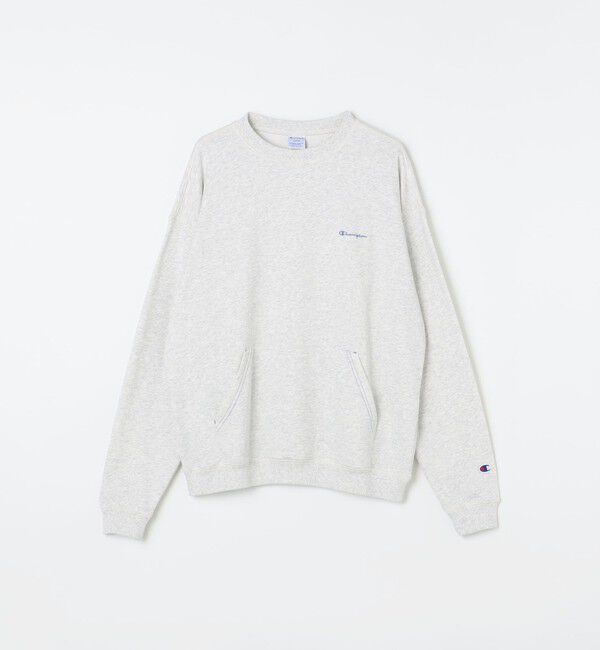 SHIPS any「【SHIPS any別注】Champion: ワンポイント ロゴ 刺繍 ステッチ リラックス スウェット◆」|スウェット・ジャージ|