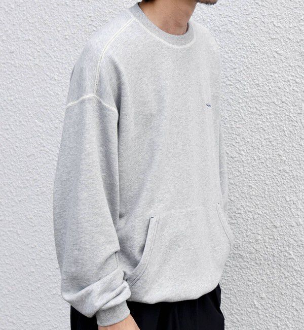 SHIPS any「【SHIPS any別注】Champion: ワンポイント ロゴ 刺繍 ステッチ リラックス スウェット◆」|スウェット・ジャージ|