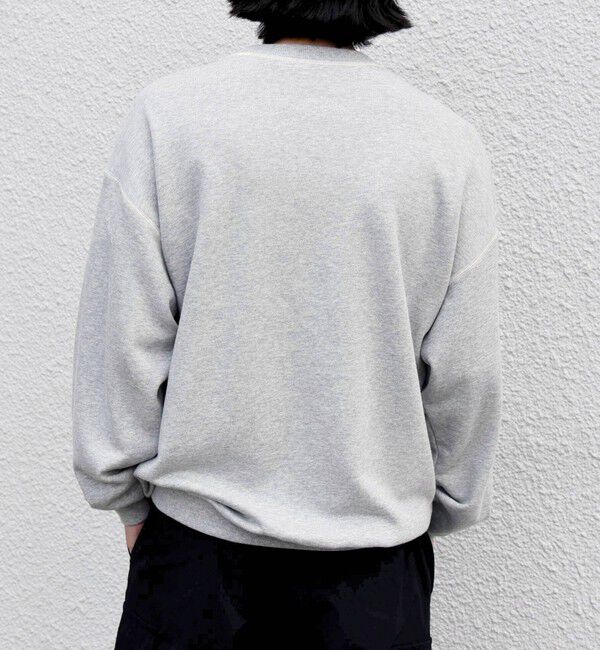 SHIPS any「【SHIPS any別注】Champion: ワンポイント ロゴ 刺繍 ステッチ リラックス スウェット◆」|スウェット・ジャージ|