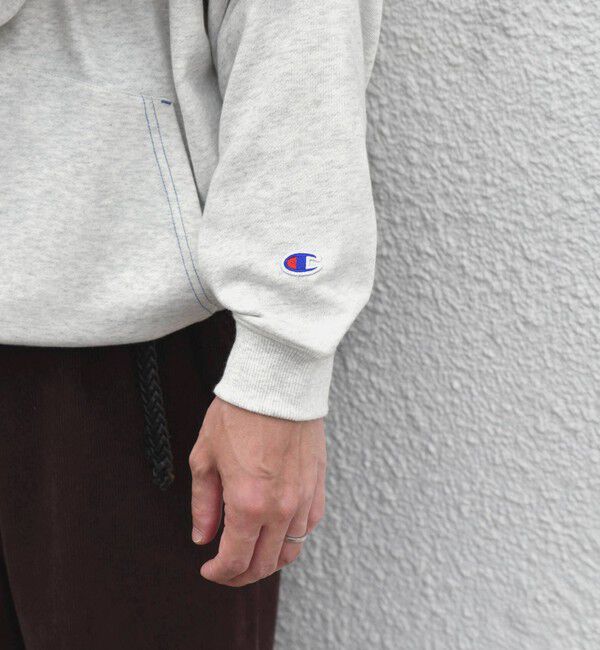 SHIPS any「【SHIPS any別注】Champion: ワンポイント ロゴ 刺繍 ステッチ リラックス スウェット◆」|スウェット・ジャージ|
