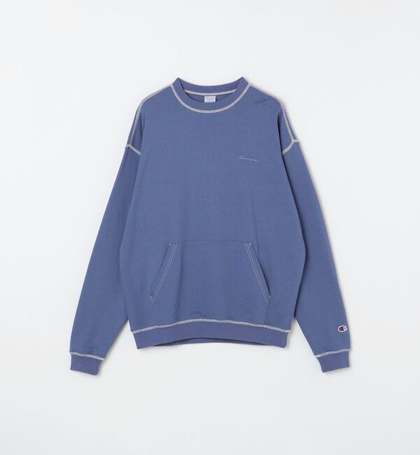 SHIPS any「【SHIPS any別注】Champion: ワンポイント ロゴ 刺繍 ステッチ リラックス スウェット◆」|スウェット・ジャージ|