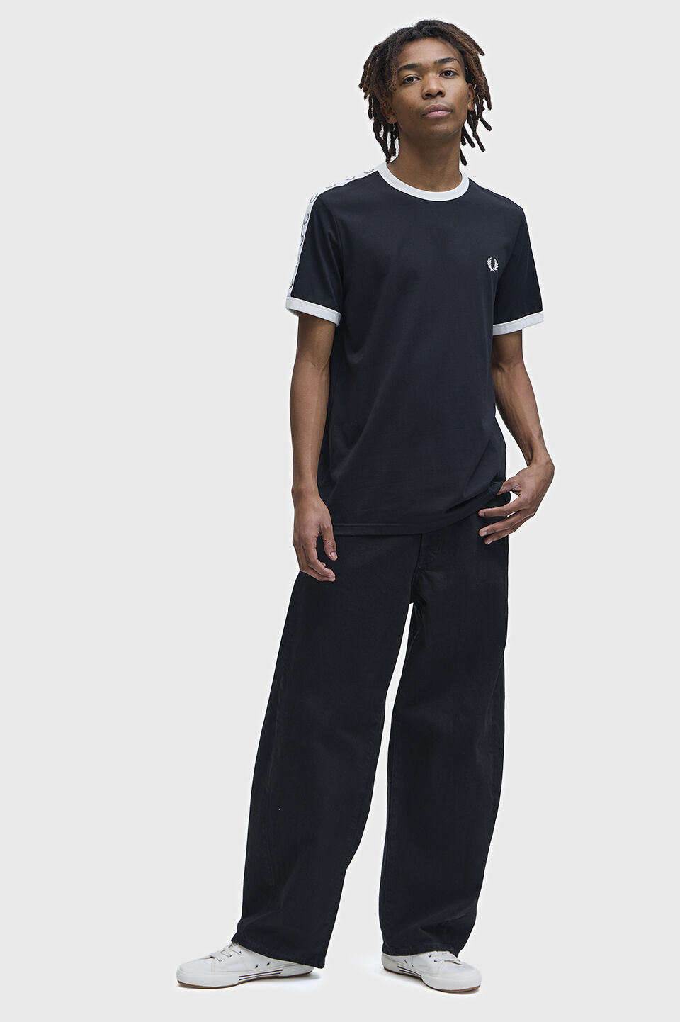 FRED PERRY 「Taped Ringer T-Shirt／テープリンガーＴシャツ」|Tシャツ・カットソー|