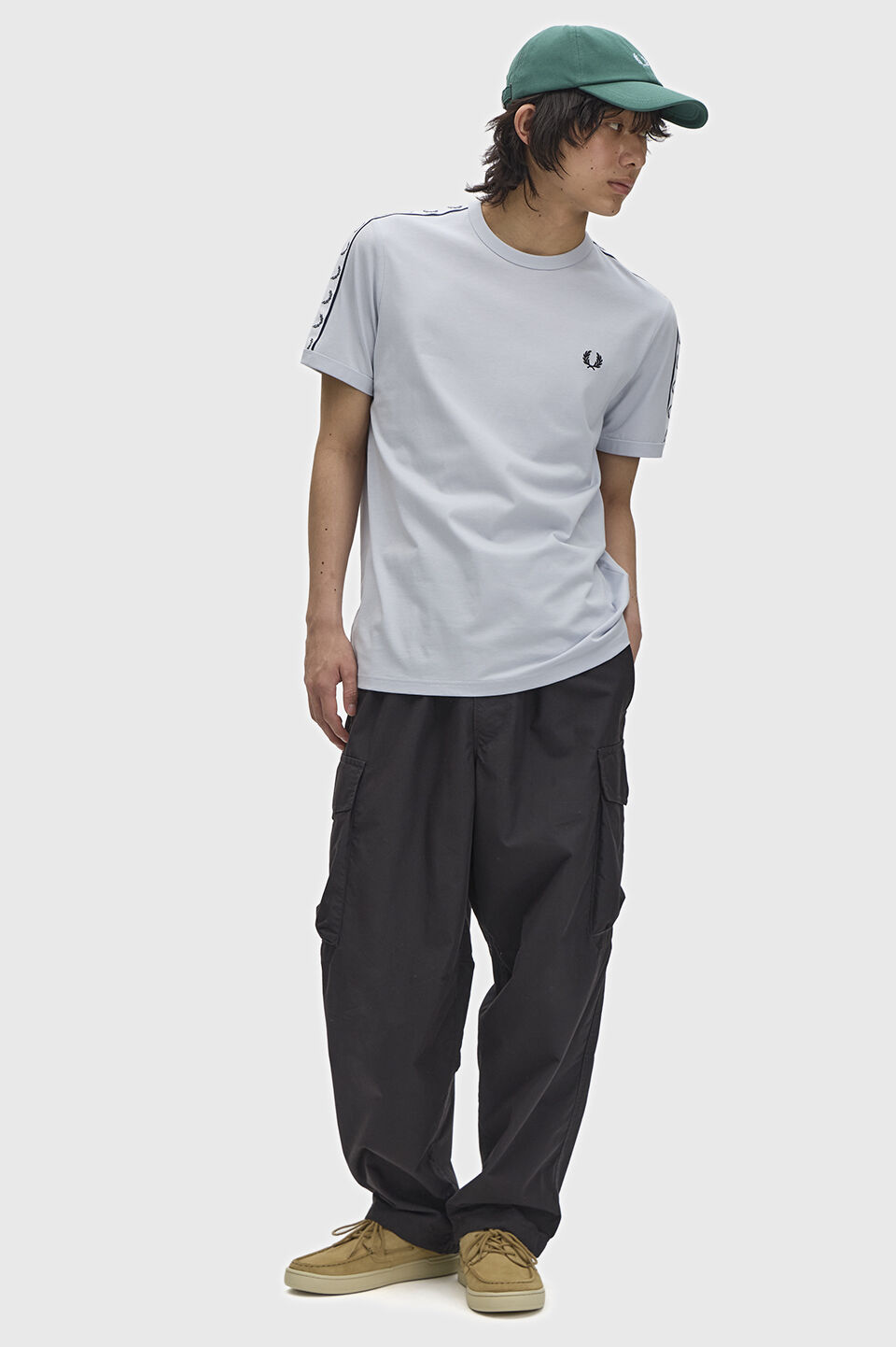 FRED PERRY 「Taped Ringer T-Shirt／テープリンガーＴシャツ」|Tシャツ・カットソー|