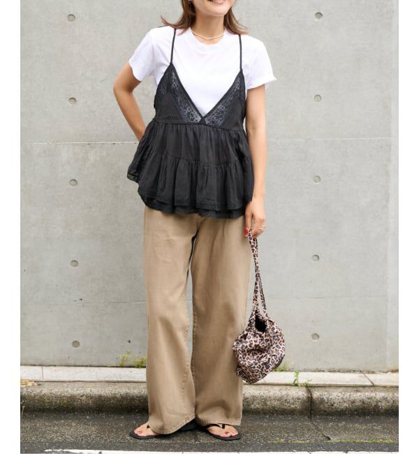 OUTDOOR PRODUCTS Usual Things「レースフリルキャミ」|シャツ・ブラウス|