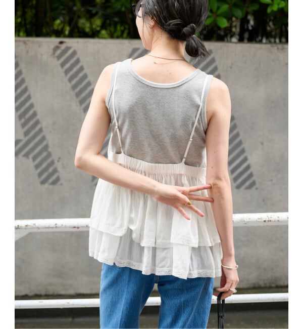 OUTDOOR PRODUCTS Usual Things「レースフリルキャミ」|シャツ・ブラウス|