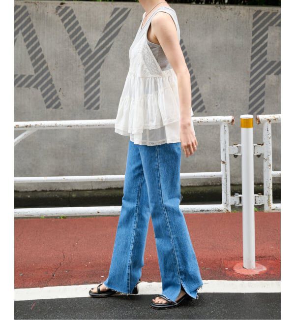 OUTDOOR PRODUCTS Usual Things「レースフリルキャミ」|シャツ・ブラウス|