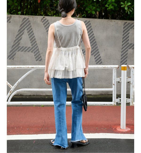 OUTDOOR PRODUCTS Usual Things「レースフリルキャミ」|シャツ・ブラウス|