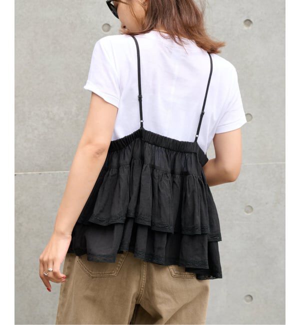OUTDOOR PRODUCTS Usual Things「レースフリルキャミ」|シャツ・ブラウス|