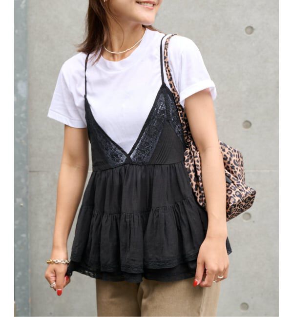 OUTDOOR PRODUCTS Usual Things「レースフリルキャミ」|シャツ・ブラウス|