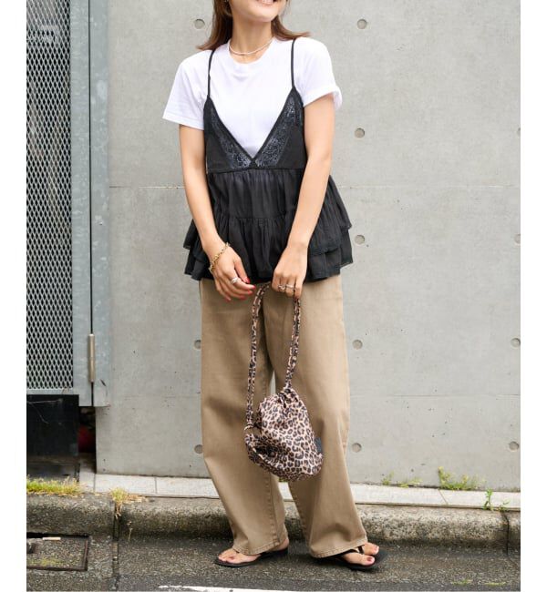 OUTDOOR PRODUCTS Usual Things「レースフリルキャミ」|シャツ・ブラウス|