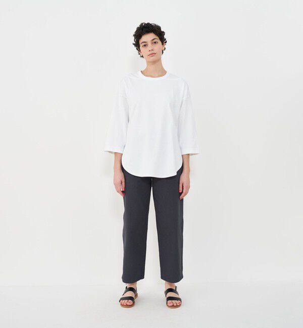 GALERIE VIE「コンパクトジャージー フロントテールプルオーバー」|Tシャツ・カットソー|