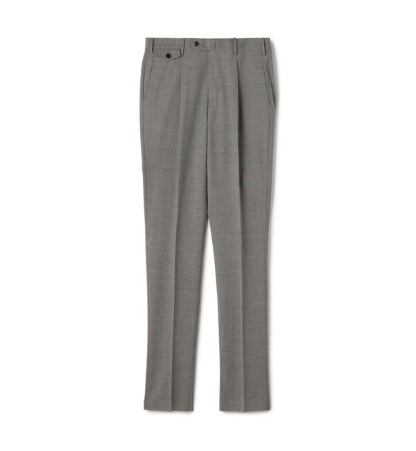 TOMORROWLAND BUYING WEAR「PT TORINO Gentleman Fit ポリエステルウール 1プリーツ スリムスラックス」|スラックス|15 グレー
