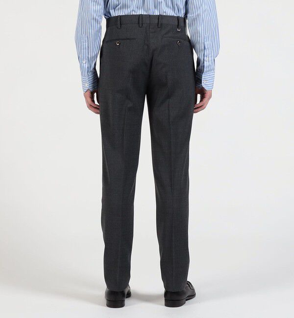TOMORROWLAND BUYING WEAR「PT TORINO Gentleman Fit ポリエステルウール 1プリーツ スリムスラックス」|スラックス|