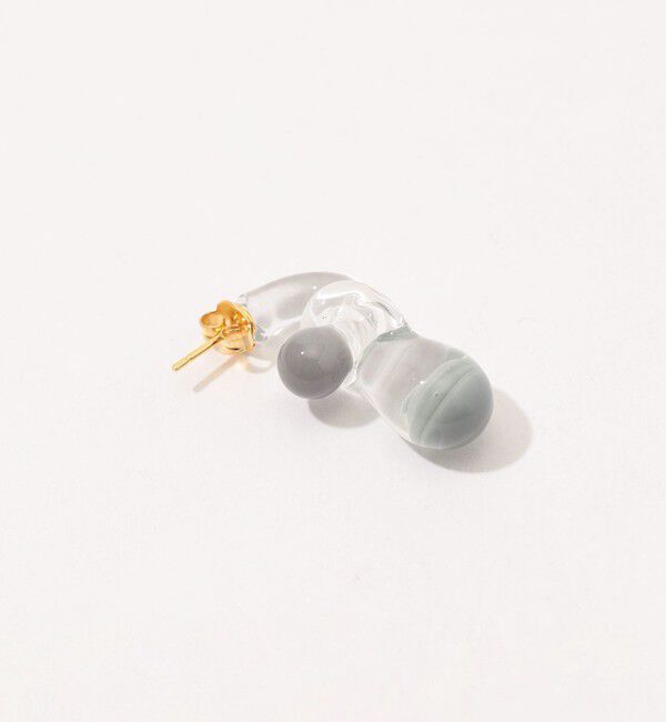 TOMORROWLAND GOODS「 LEVENS JEWELS MINI GLASS HOOP ピアス」|ピアス|