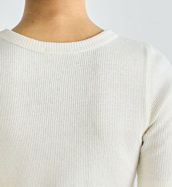 Edition「シルクネップ ハーフスリーブトップス」|Tシャツ・カットソー|