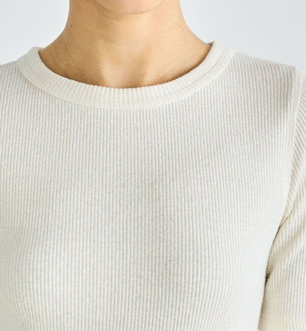 Edition「シルクネップ ハーフスリーブトップス」|Tシャツ・カットソー|