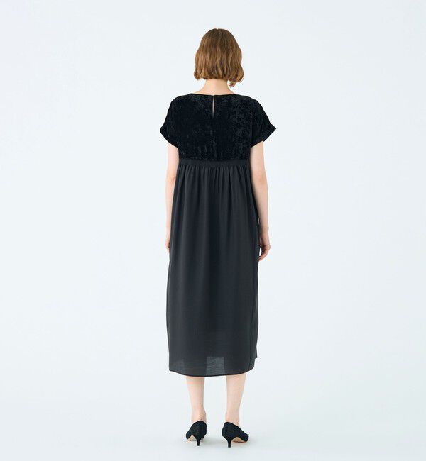 Ballsey「ベルベットコンビ Iラインワンピース」|ワンピース|