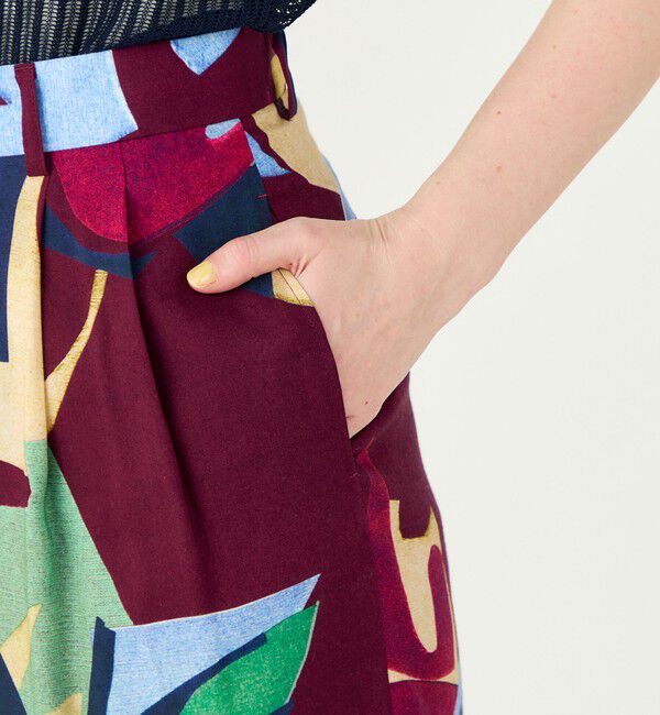Ballsey「レコルトプリント 2タックストレートパンツ」|その他|