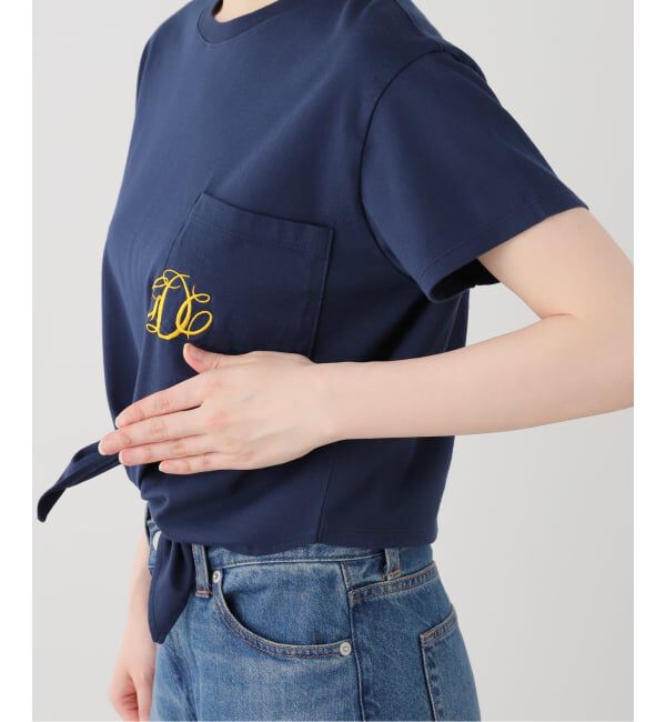 SLOBE IENA「GDC/ガールズデパートメントクラブ KNOT TEE GDC26A005」|Tシャツ・カットソー|