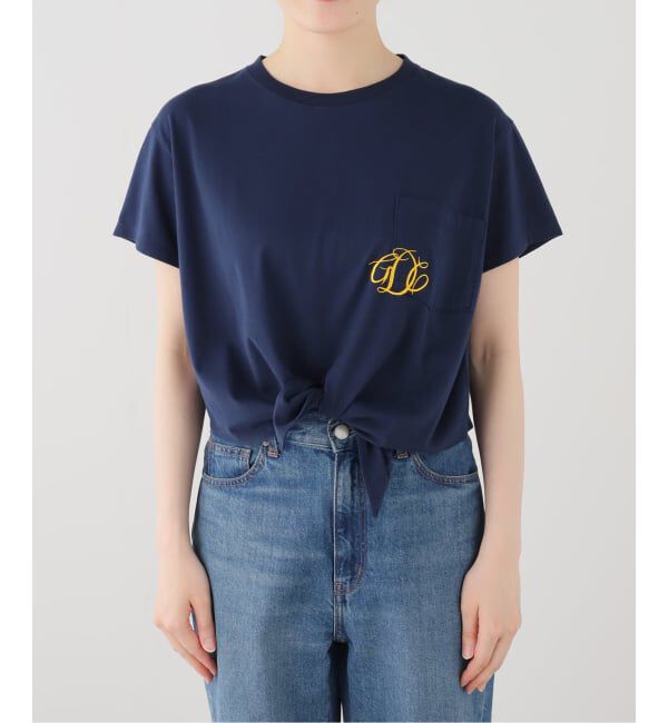 SLOBE IENA「GDC/ガールズデパートメントクラブ KNOT TEE GDC26A005」|Tシャツ・カットソー|