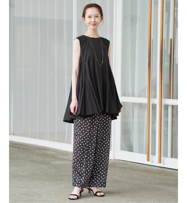 SLOBE IENA「《WEB限定》パネルフレアーブラウス」|シャツ・ブラウス|
