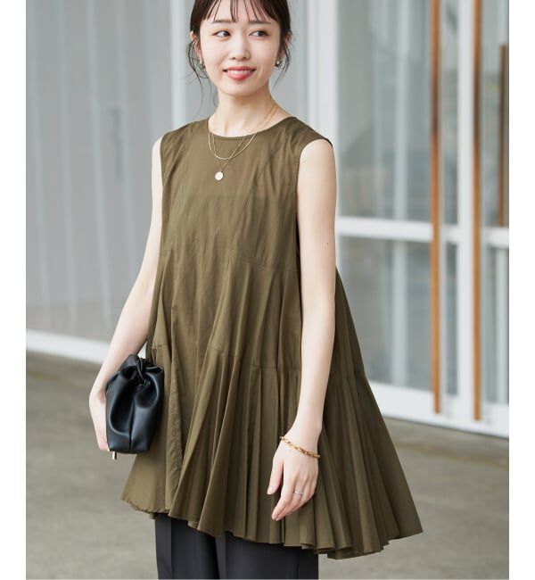 SLOBE IENA「《WEB限定》パネルフレアーブラウス」|シャツ・ブラウス|