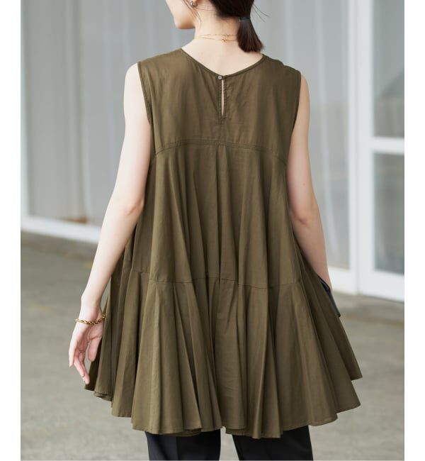 SLOBE IENA「《WEB限定》パネルフレアーブラウス」|シャツ・ブラウス|
