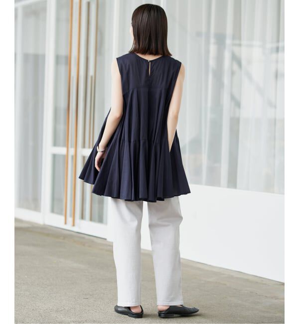 SLOBE IENA「《WEB限定》パネルフレアーブラウス」|シャツ・ブラウス|
