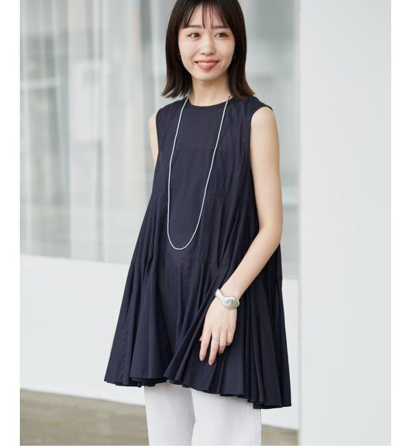 SLOBE IENA「《WEB限定》パネルフレアーブラウス」|シャツ・ブラウス|