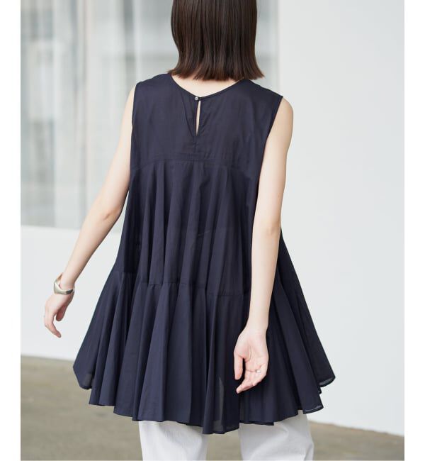 SLOBE IENA「《WEB限定》パネルフレアーブラウス」|シャツ・ブラウス|