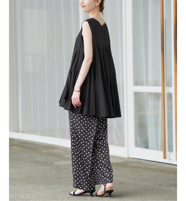 SLOBE IENA「《WEB限定》パネルフレアーブラウス」|シャツ・ブラウス|