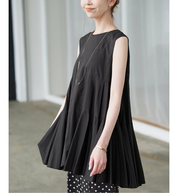 SLOBE IENA「《WEB限定》パネルフレアーブラウス」|シャツ・ブラウス|