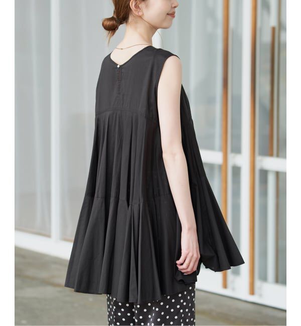 SLOBE IENA「《WEB限定》パネルフレアーブラウス」|シャツ・ブラウス|