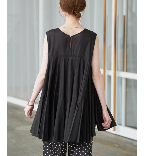 SLOBE IENA「《WEB限定》パネルフレアーブラウス」|シャツ・ブラウス|