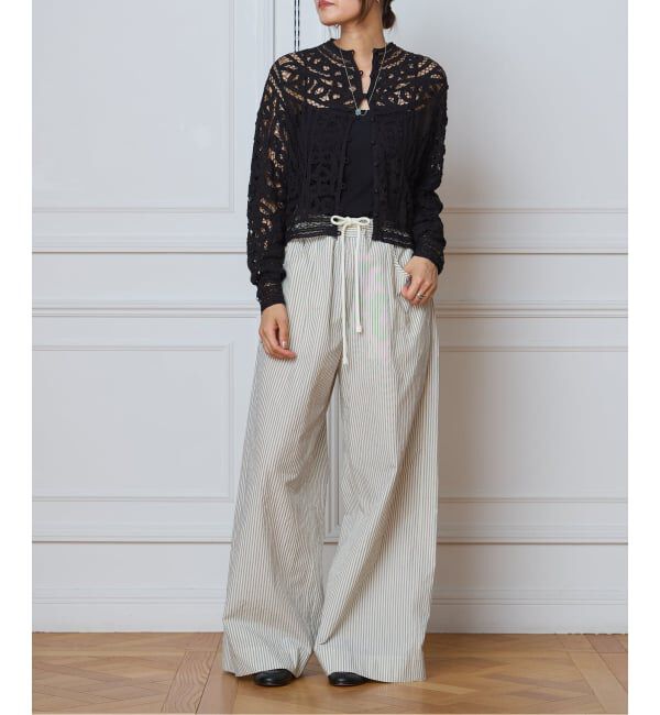 IENA LA BOUCLE「《予約》IENA LA BOUCLE バテンレースブラウス」|シャツ・ブラウス|