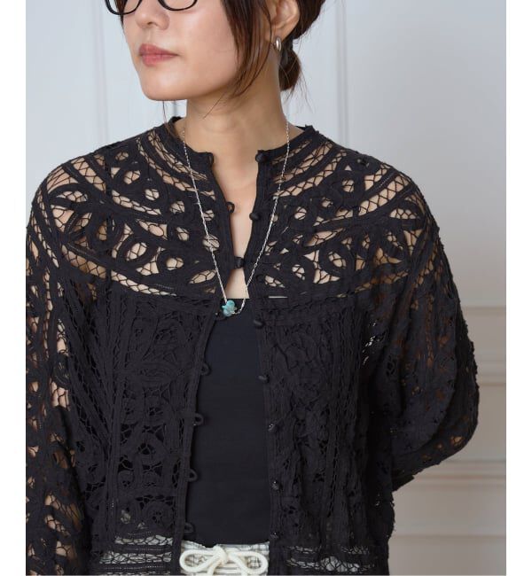 IENA LA BOUCLE「《予約》IENA LA BOUCLE バテンレースブラウス」|シャツ・ブラウス|