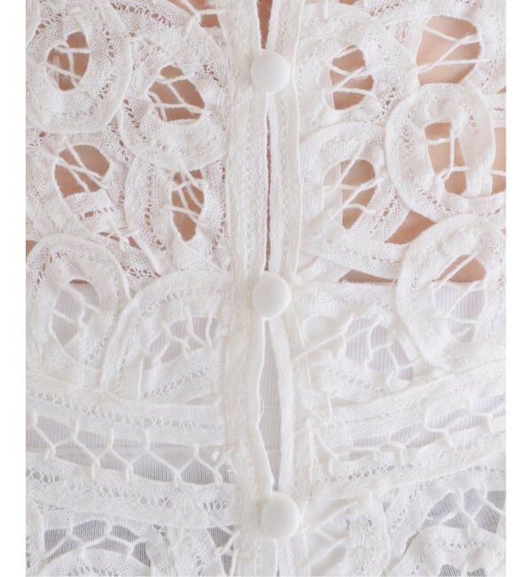 IENA LA BOUCLE「《予約》IENA LA BOUCLE バテンレースブラウス」|シャツ・ブラウス|