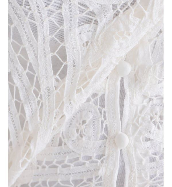 IENA LA BOUCLE「《予約》IENA LA BOUCLE バテンレースブラウス」|シャツ・ブラウス|