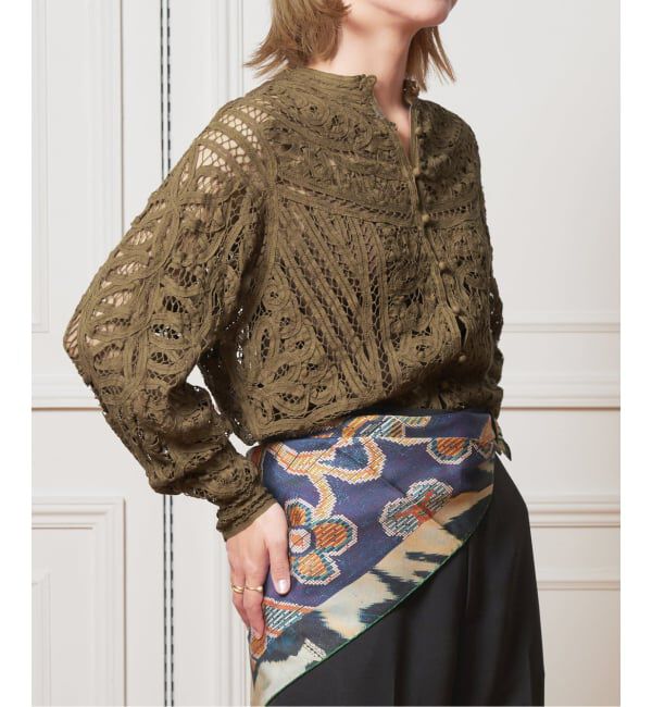IENA LA BOUCLE「《予約》IENA LA BOUCLE バテンレースブラウス」|シャツ・ブラウス|