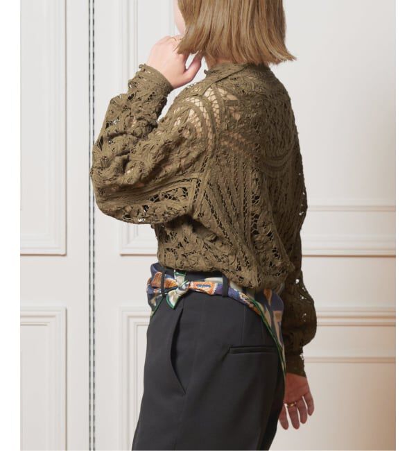 IENA LA BOUCLE「《予約》IENA LA BOUCLE バテンレースブラウス」|シャツ・ブラウス|