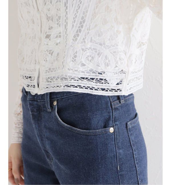 IENA LA BOUCLE「《予約》IENA LA BOUCLE バテンレースブラウス」|シャツ・ブラウス|