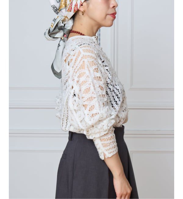 IENA LA BOUCLE「《予約》IENA LA BOUCLE バテンレースブラウス」|シャツ・ブラウス|