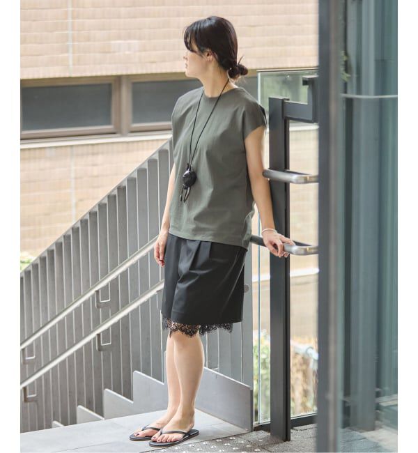 IENA「《追加9/新色あり》ラウンドテールプルオーバー」|Tシャツ・カットソー|