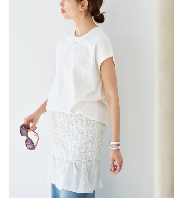 IENA「《追加9/新色あり》ラウンドテールプルオーバー」|Tシャツ・カットソー|