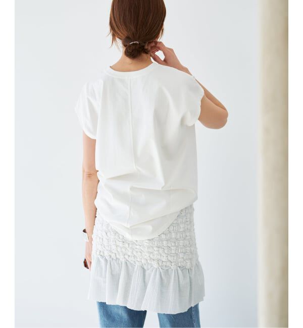IENA「《追加9/新色あり》ラウンドテールプルオーバー」|Tシャツ・カットソー|