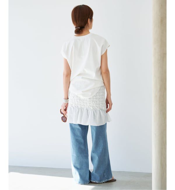 IENA「《追加9/新色あり》ラウンドテールプルオーバー」|Tシャツ・カットソー|