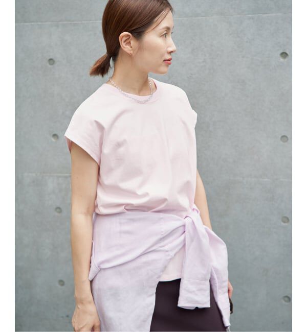 IENA「《追加9/新色あり》ラウンドテールプルオーバー」|Tシャツ・カットソー|