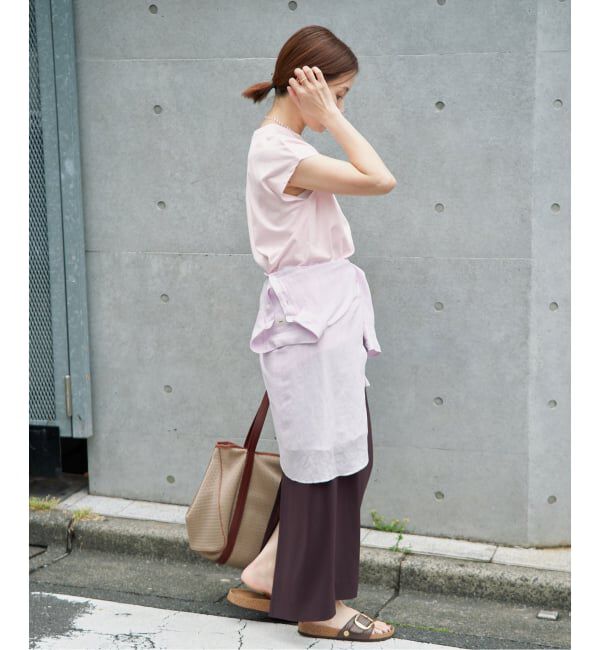 IENA「《追加9/新色あり》ラウンドテールプルオーバー」|Tシャツ・カットソー|